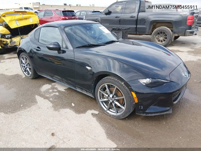 2021 Mazda Mx-5 Miata Rf Grand Touring VIN: JM1NDAM75M0455911 Lot: 45249889