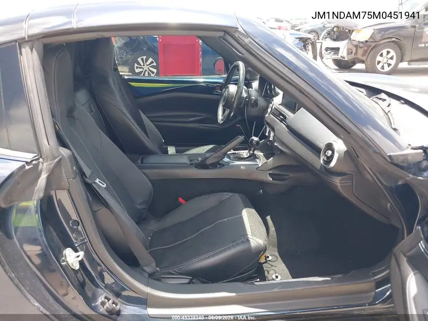 2021 Mazda Mx-5 Miata Rf Grand Touring VIN: JM1NDAM75M0451941 Lot: 45338340