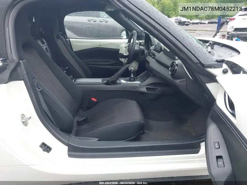 2021 Mazda Mx-5 Miata Club VIN: JM1NDAC78M0452213 Lot: 45423596