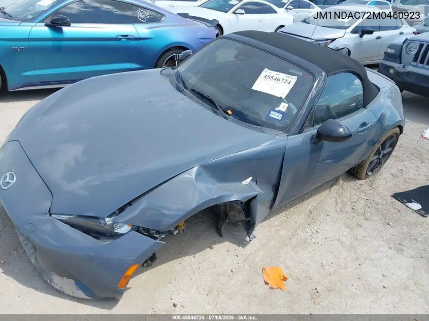 2021 Mazda Mx-5 Miata Club VIN: JM1NDAC72M0460923 Lot: 45546724