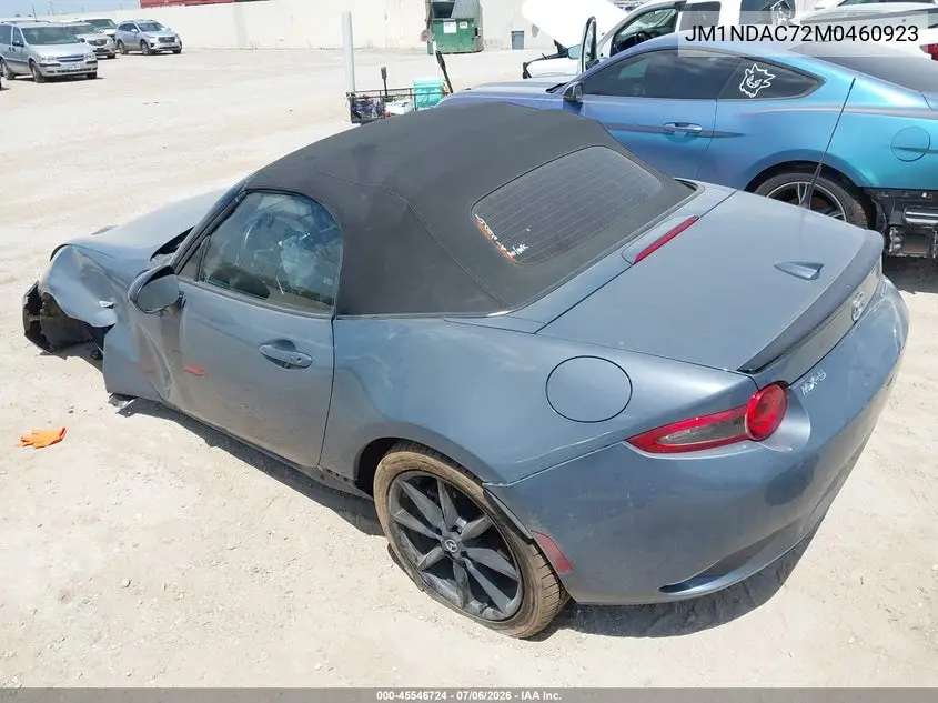 2021 Mazda Mx-5 Miata Club VIN: JM1NDAC72M0460923 Lot: 45546724