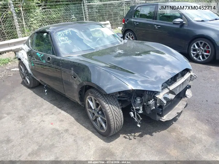 2021 Mazda Mx-5 Miata Rf Grand Touring VIN: JM1NDAM7XM0452714 Lot: 45607894