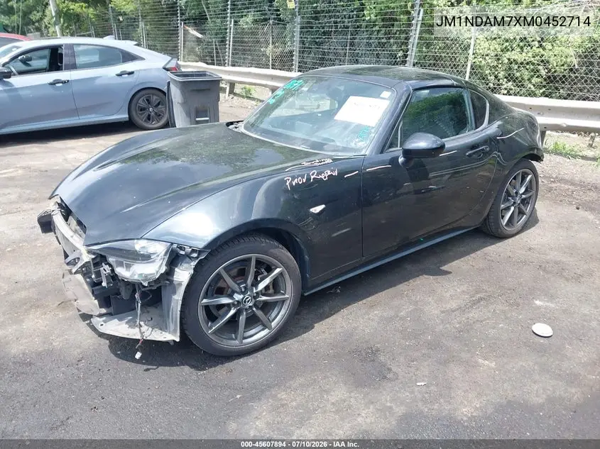 2021 Mazda Mx-5 Miata Rf Grand Touring VIN: JM1NDAM7XM0452714 Lot: 45607894