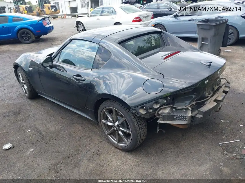 2021 Mazda Mx-5 Miata Rf Grand Touring VIN: JM1NDAM7XM0452714 Lot: 45607894