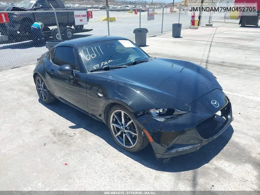 2021 Mazda Mx-5 Miata Rf Grand Touring VIN: JM1NDAM79M0452705 Lot: 45633310