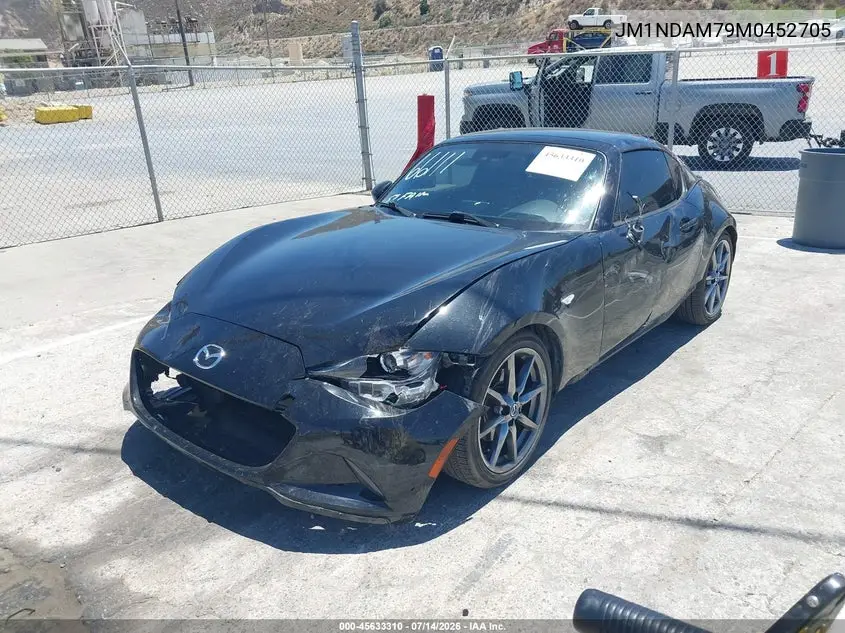 2021 Mazda Mx-5 Miata Rf Grand Touring VIN: JM1NDAM79M0452705 Lot: 45633310