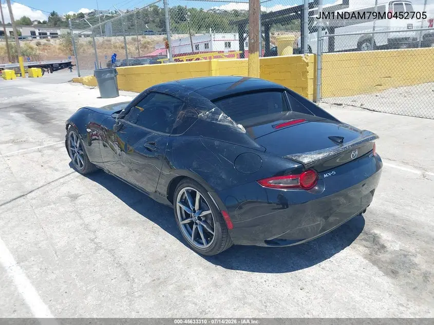 2021 Mazda Mx-5 Miata Rf Grand Touring VIN: JM1NDAM79M0452705 Lot: 45633310
