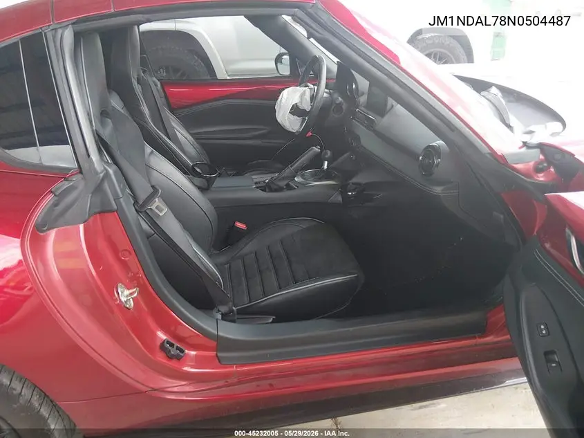 2022 Mazda Mx-5 Miata Rf Club VIN: JM1NDAL78N0504487 Lot: 45232005