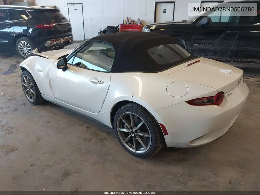 2022 Mazda Mx-5 Miata Grand Touring VIN: JM1NDAD78N0506786 Lot: 45561325