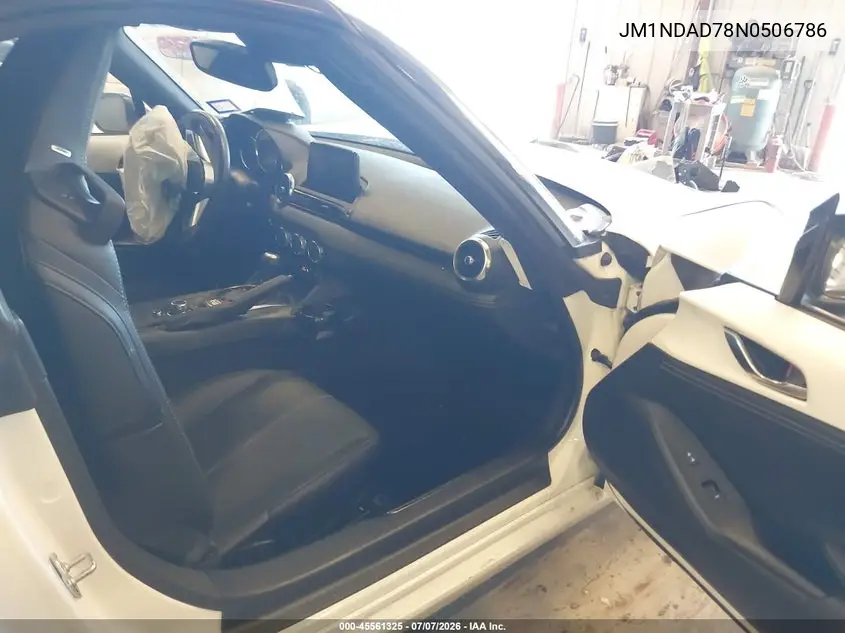 2022 Mazda Mx-5 Miata Grand Touring VIN: JM1NDAD78N0506786 Lot: 45561325