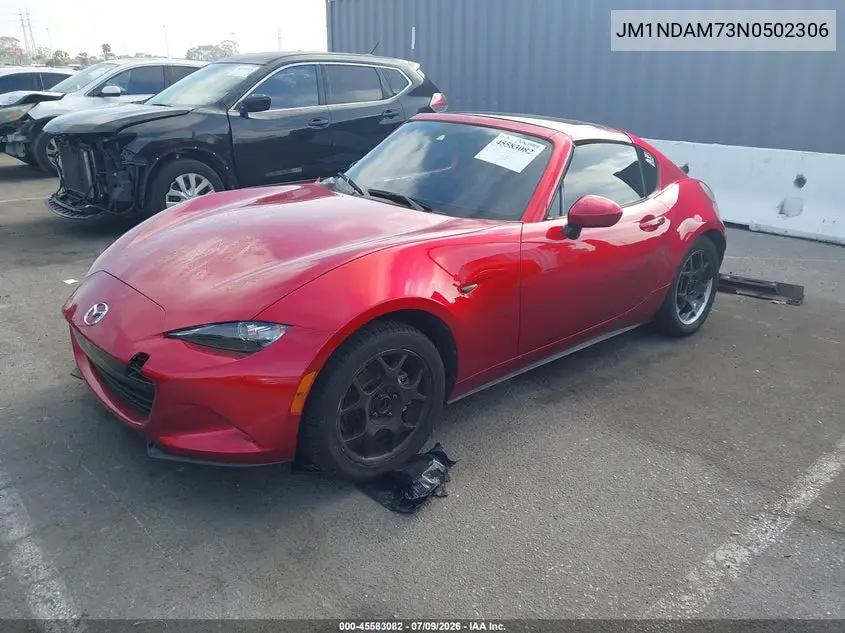 2022 Mazda Mx-5 Miata Rf Grand Touring VIN: JM1NDAM73N0502306 Lot: 45583082