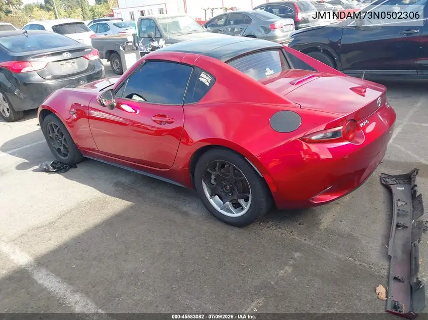 2022 Mazda Mx-5 Miata Rf Grand Touring VIN: JM1NDAM73N0502306 Lot: 45583082