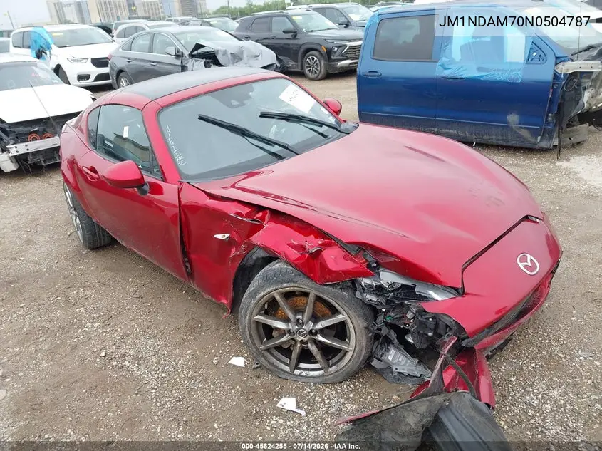 2022 Mazda Mx-5 Miata Rf Grand Touring VIN: JM1NDAM70N0504787 Lot: 45624255