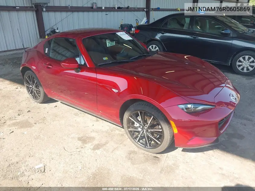 2024 Mazda Mx-5 Miata Rf Grand Touring VIN: JM1NDAM76R0605869 Lot: 45616434