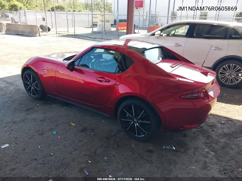 2024 Mazda Mx-5 Miata Rf Grand Touring VIN: JM1NDAM76R0605869 Lot: 45616434