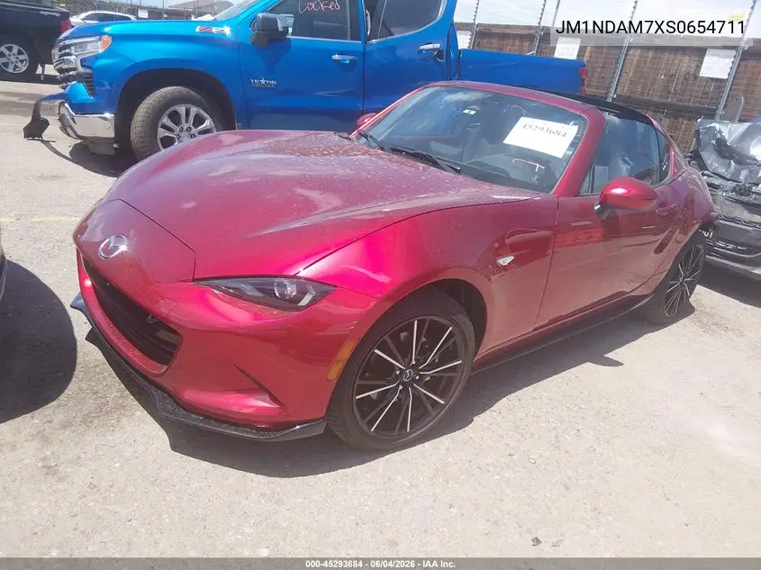 2025 Mazda Mx-5 Miata Rf Grand Touring VIN: JM1NDAM7XS0654711 Lot: 45293684