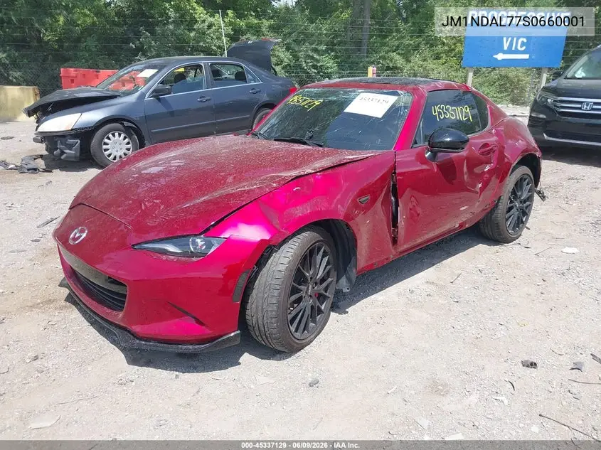 2025 Mazda Mx-5 Miata Rf Club VIN: JM1NDAL77S0660001 Lot: 45337129