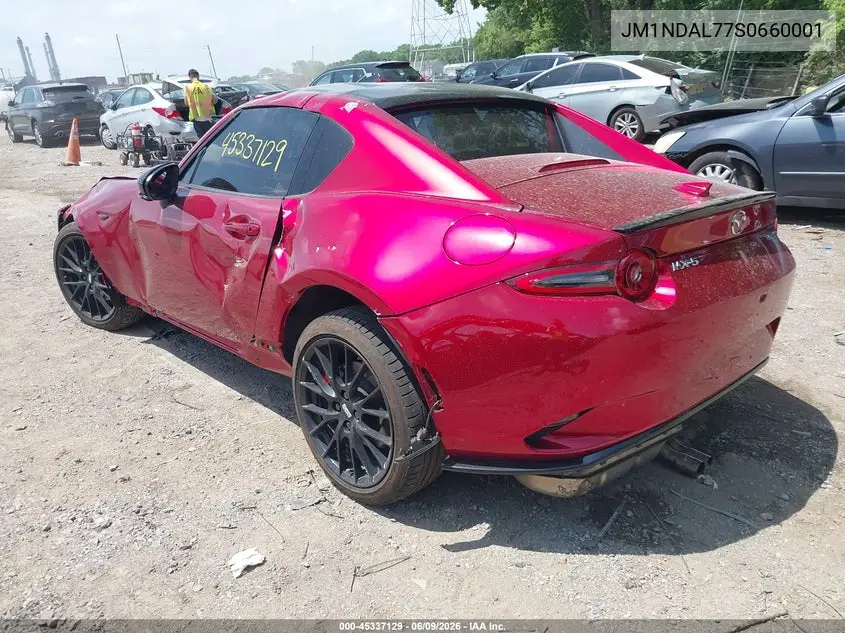 2025 Mazda Mx-5 Miata Rf Club VIN: JM1NDAL77S0660001 Lot: 45337129