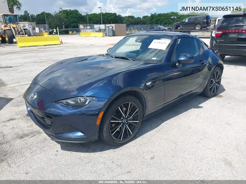 2025 Mazda Mx-5 Miata Rf Grand Touring VIN: JM1NDAM7XS0651145 Lot: 45386656
