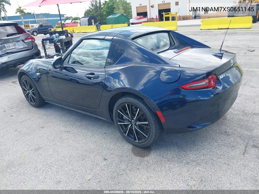 2025 Mazda Mx-5 Miata Rf Grand Touring VIN: JM1NDAM7XS0651145 Lot: 45386656