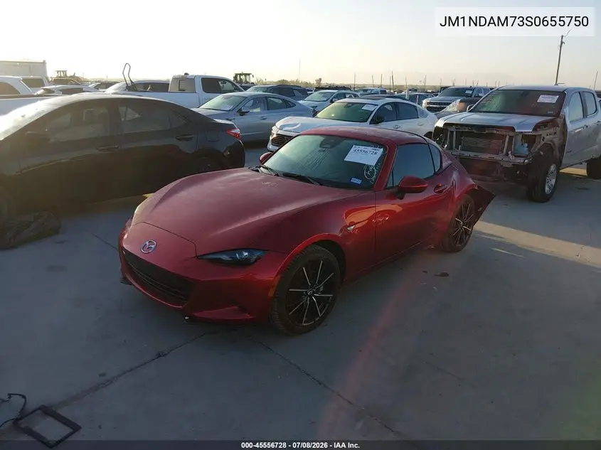2025 Mazda Mx-5 Miata Rf Grand Touring VIN: JM1NDAM73S0655750 Lot: 45556728