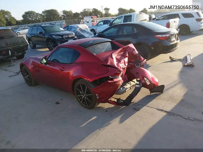 2025 Mazda Mx-5 Miata Rf Grand Touring VIN: JM1NDAM73S0655750 Lot: 45556728