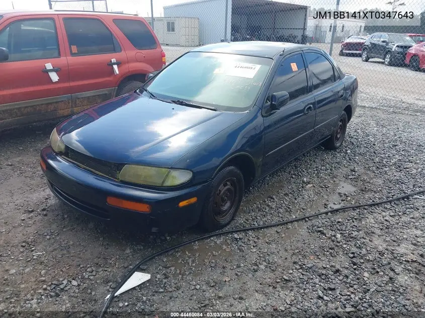 1996 Mazda Protege Dx/Lx/Es VIN: JM1BB141XT0347643 Lot: 44460084