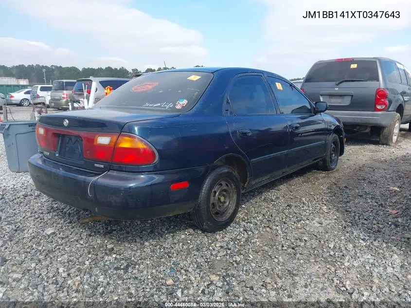 1996 Mazda Protege Dx/Lx/Es VIN: JM1BB141XT0347643 Lot: 44460084