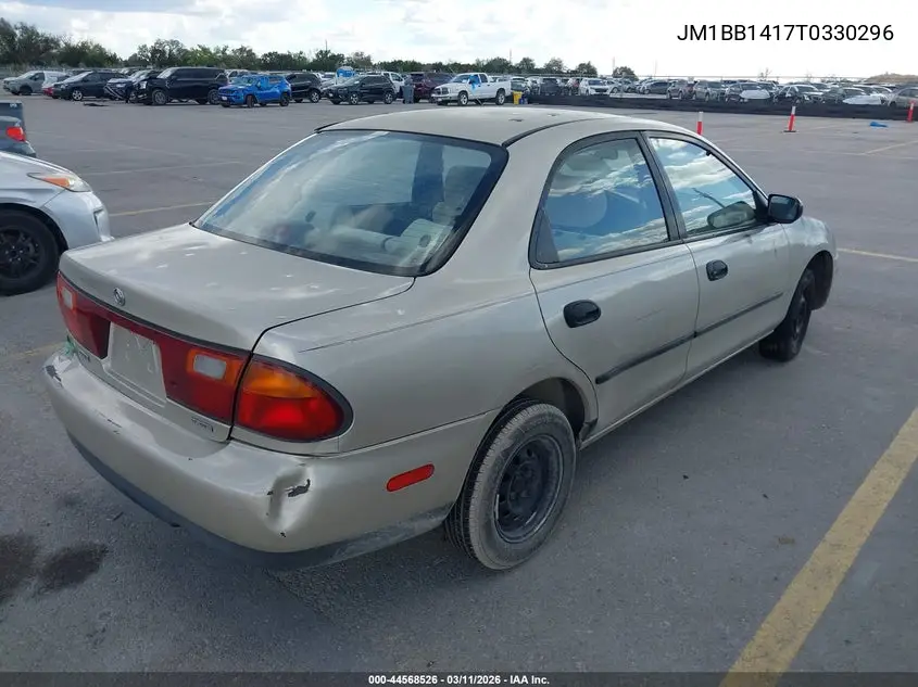 1996 Mazda Protege Dx/Lx/Es VIN: JM1BB1417T0330296 Lot: 44568526