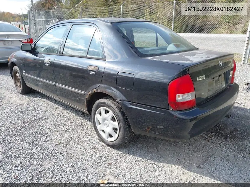 1999 Mazda Protege Dx/Lx VIN: JM1BJ2228X0182427 Lot: 45504420
