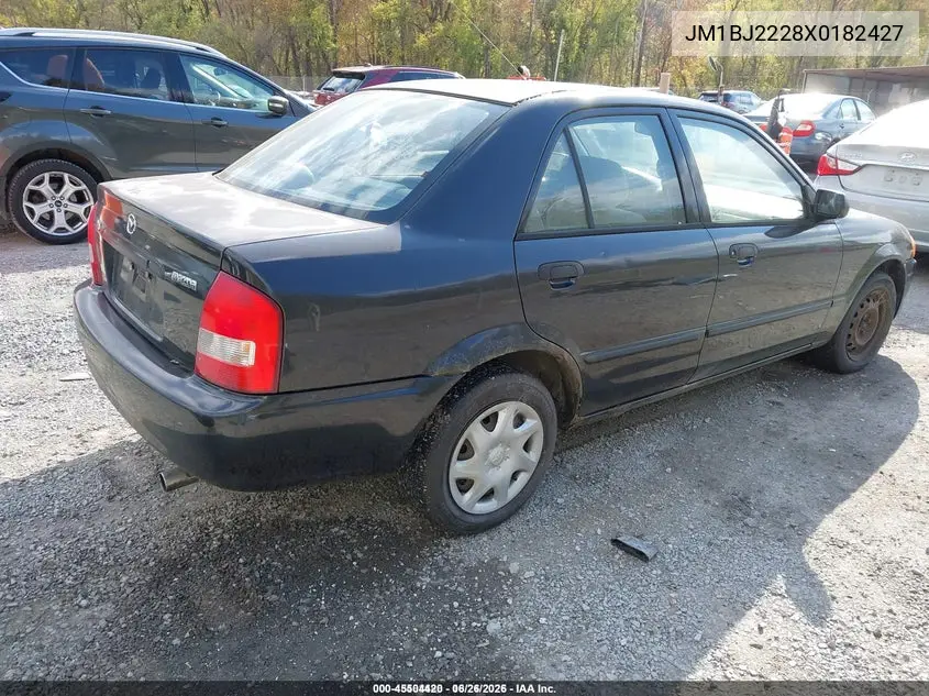 1999 Mazda Protege Dx/Lx VIN: JM1BJ2228X0182427 Lot: 45504420