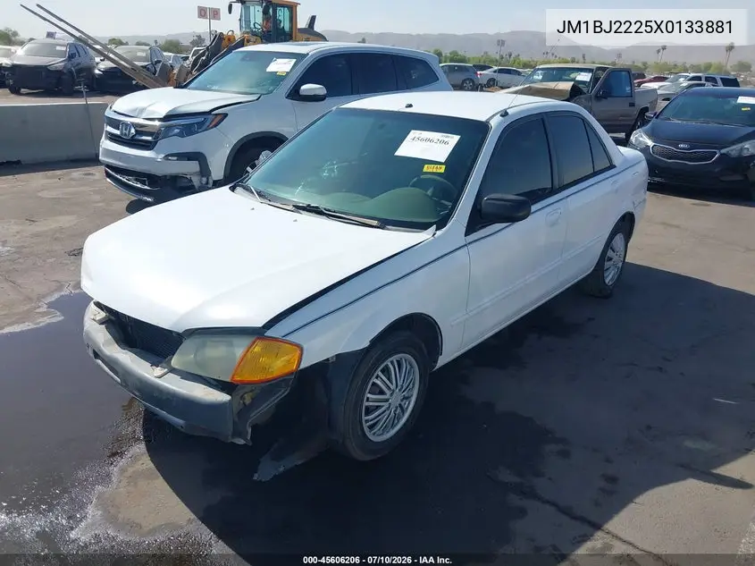 1999 Mazda Protege Dx/Lx VIN: JM1BJ2225X0133881 Lot: 45606206