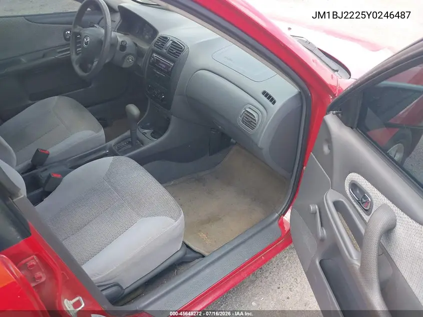 2000 Mazda Protege Dx/Lx VIN: JM1BJ2225Y0246487 Lot: 45648272