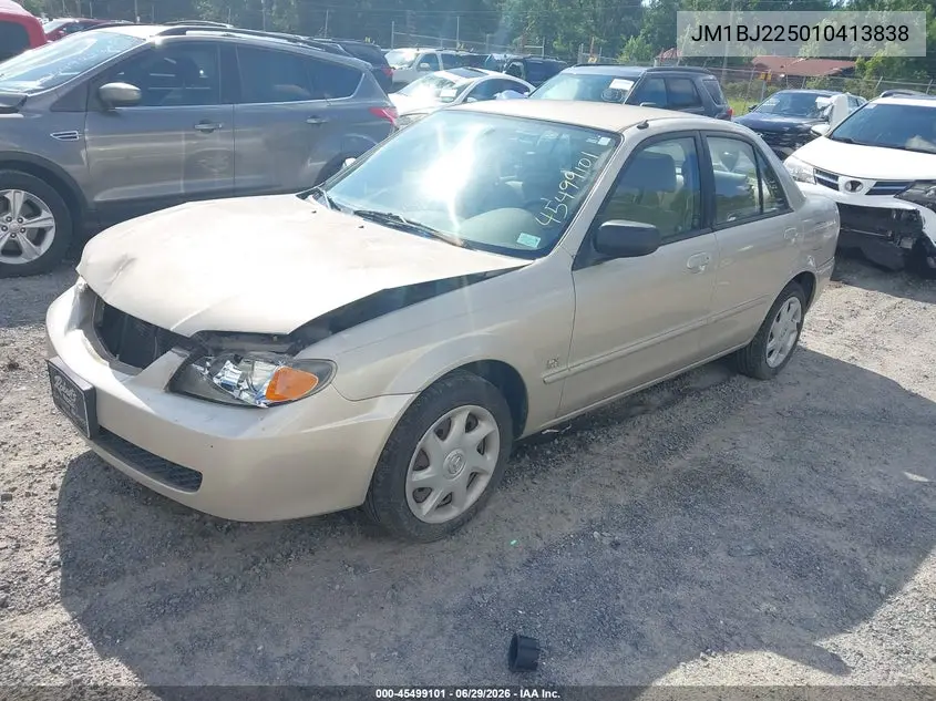 2001 Mazda Protege Es/Lx VIN: JM1BJ225010413838 Lot: 45499101