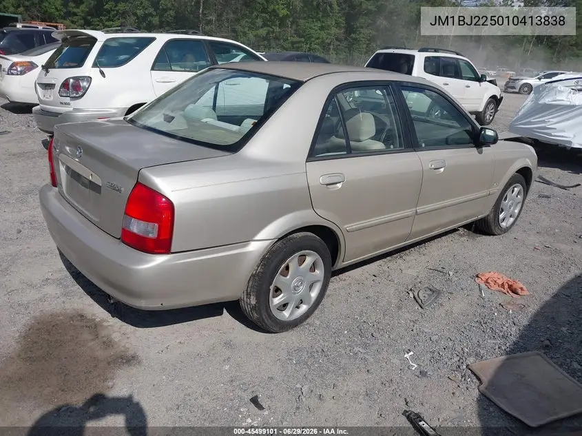 2001 Mazda Protege Es/Lx VIN: JM1BJ225010413838 Lot: 45499101