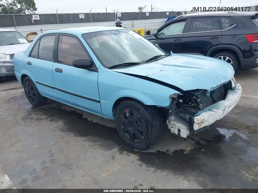2002 Mazda Protege Dx/Es/Lx VIN: JM1BJ225620541177 Lot: 45034963