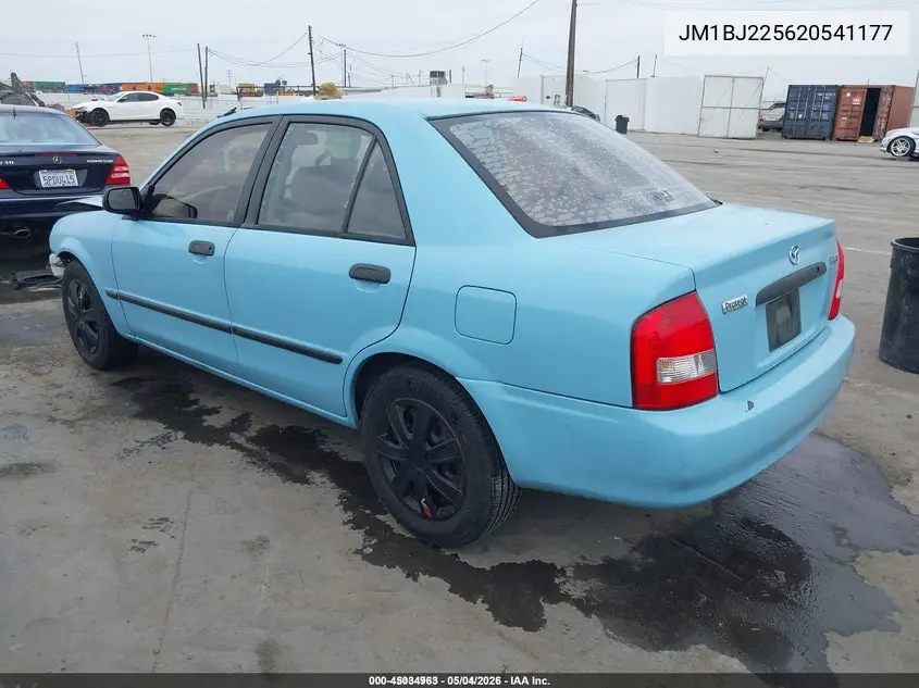 2002 Mazda Protege Dx/Es/Lx VIN: JM1BJ225620541177 Lot: 45034963