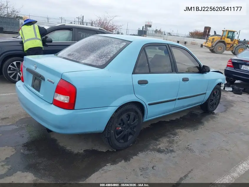 2002 Mazda Protege Dx/Es/Lx VIN: JM1BJ225620541177 Lot: 45034963