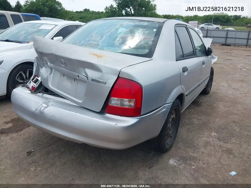 2002 Mazda Protege Dx/Es/Lx VIN: JM1BJ225821621218 Lot: 45471125