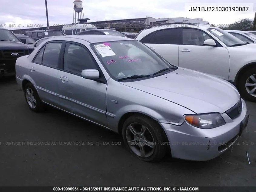 2003 Mazda Protege Dx/Lx/Es VIN: JM1BJ225030190087 Lot: 19998951