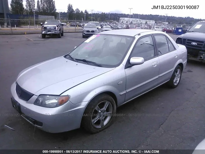 2003 Mazda Protege Dx/Lx/Es VIN: JM1BJ225030190087 Lot: 19998951