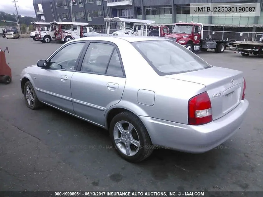 2003 Mazda Protege Dx/Lx/Es VIN: JM1BJ225030190087 Lot: 19998951