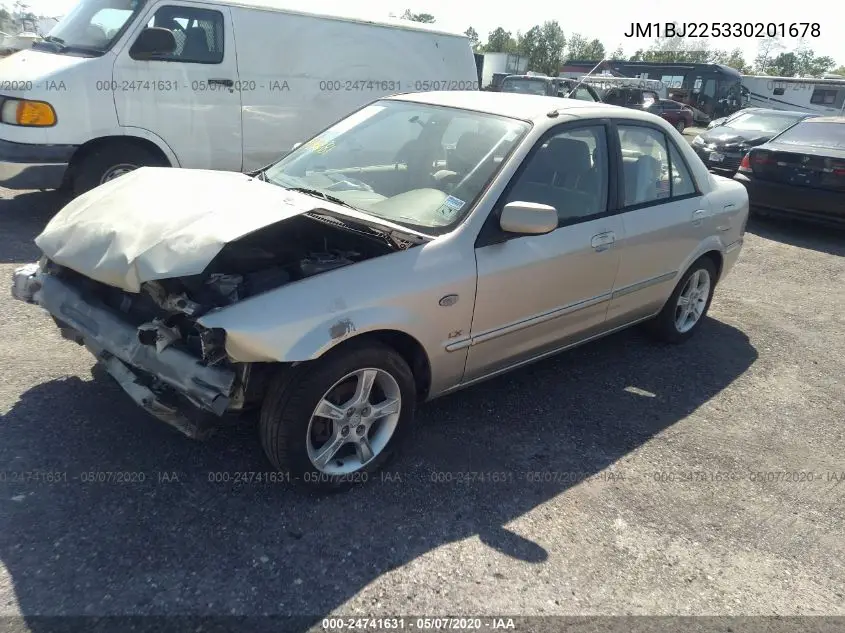 2003 Mazda Protege Dx/Lx/Es VIN: JM1BJ225330201678 Lot: 24741631