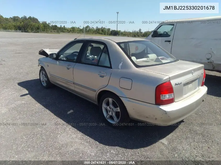 2003 Mazda Protege Dx/Lx/Es VIN: JM1BJ225330201678 Lot: 24741631