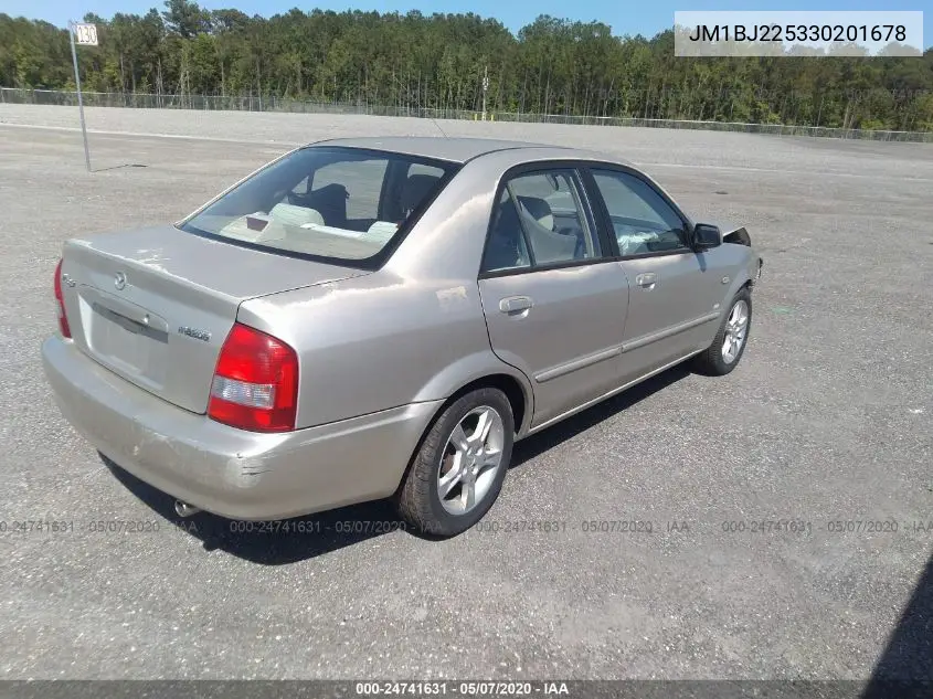 2003 Mazda Protege Dx/Lx/Es VIN: JM1BJ225330201678 Lot: 24741631