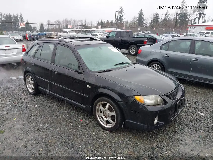 2003 Mazda Protege5 VIN: JM1BJ245231127550 Lot: 44609673