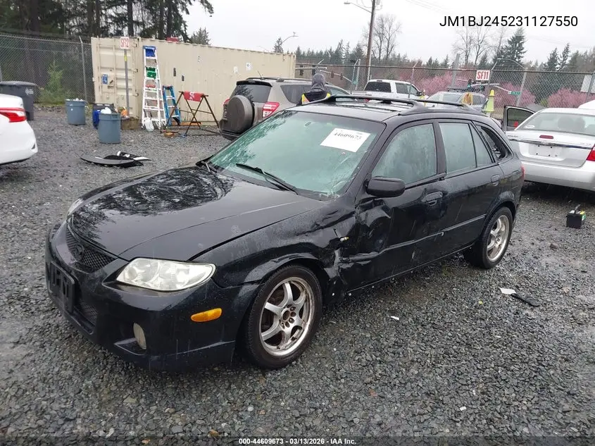 2003 Mazda Protege5 VIN: JM1BJ245231127550 Lot: 44609673