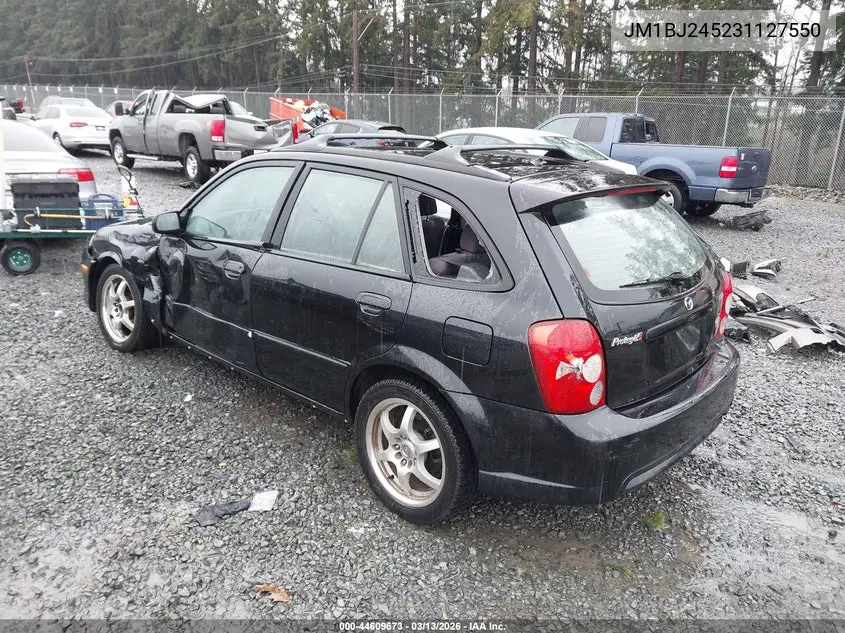 2003 Mazda Protege5 VIN: JM1BJ245231127550 Lot: 44609673