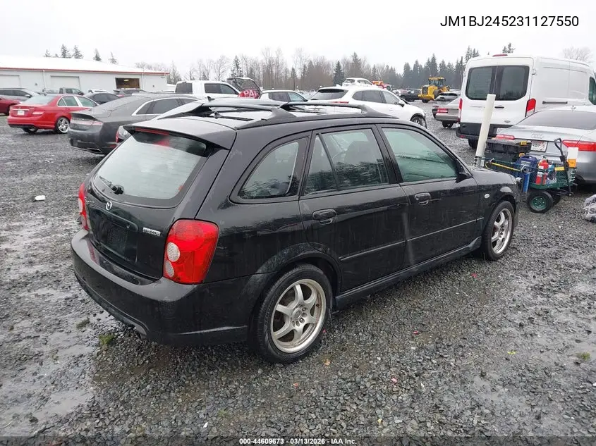 2003 Mazda Protege5 VIN: JM1BJ245231127550 Lot: 44609673
