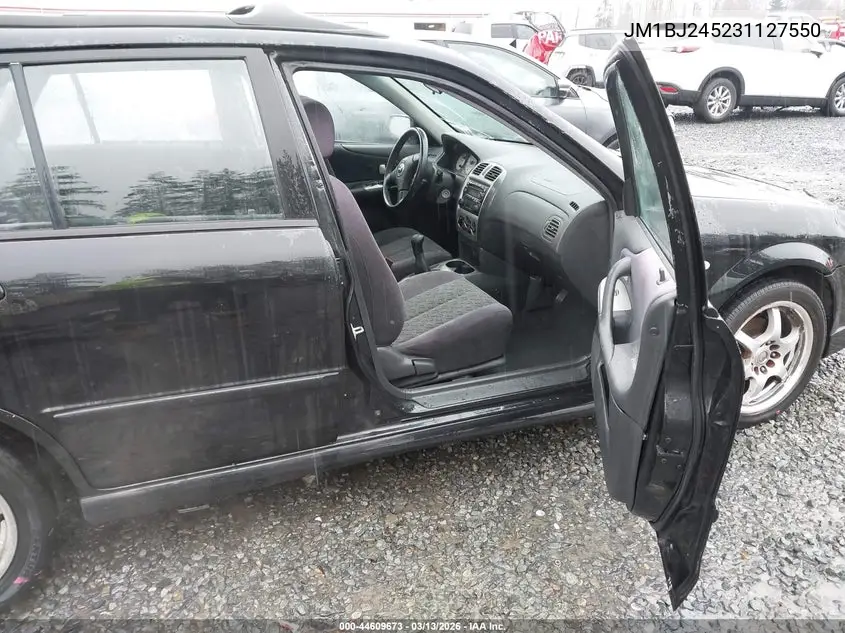 2003 Mazda Protege5 VIN: JM1BJ245231127550 Lot: 44609673